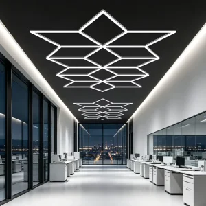 Hexagon LED Exhibition Light Booth Ceiling Display Light for Trade Show Retail Store Showroom Boutique Studio Event
