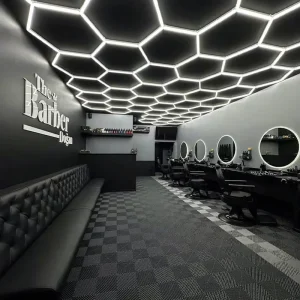 Hexagon LED Shop Lights for Hair Salon Store Shoes Shop and Clothes Shop Interior Design Honeycomb Ceiling Lights