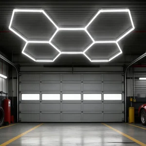 Hexagonal Honeycomb Light for Convenience Store and Mart LED Ceiling Luminaires for Daily Shopping Zones
