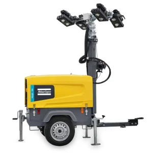 HiLight V4+ V5+ Manual Portable Light Towers Outdoor 5m LED IP65 Rated 4x120W Warm White Industrial Use AC Power