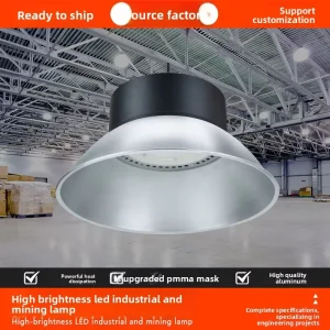 High Bay LED Light 200W 3C Certified AC220V IP65 CE ROHS 100lm/W Lamp Body Material Basketball Court LED High Bay Light
