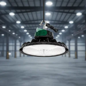 High Bay Light 100w 150w 200w 240w 5000K ETL DLC Certified IP20 Garage Workshop Factory UFO Light 5-Year Warranty