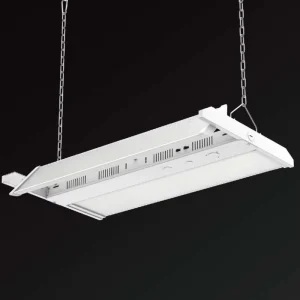 High Bay Light 45000lm Adjustable Angle 4ft Linear Warehouse Lighting Aluminum Alloy Construction Dimmable 5-Year Warranty