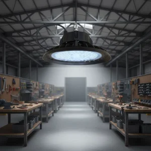 High Bay Light for Factory Use Aluminum Construction Multi-Color Temperature Options