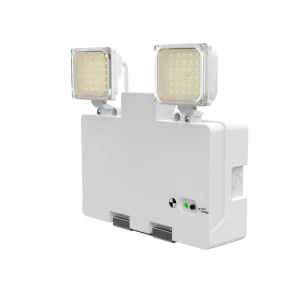 High Brightness 1720lm Escape LED Emergency Light Twin Spot Non Maintained LiFePO4 Battery 3Hrs IP65 Waterproof