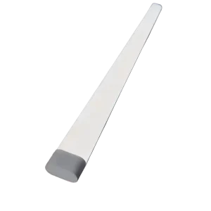 High Brightness 2ft 4ft Oval Aluminum+PC LED Linear Batten Light for Indoor Ceiling Use Modern Design 3000-6500K Color Temp CRI