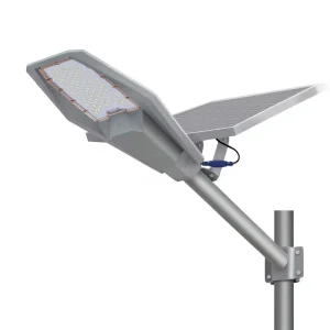 High Brightness Aluminum Housing IP65 Waterproof All in One Solar LED Street Light 200W LiFePO4 Battery 5V/40W Solar Panel Arm