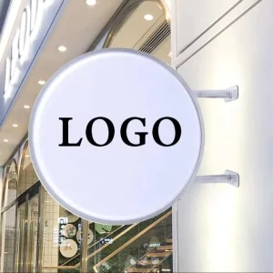 High Brightness Custom Acrylic Square Side Cross Border Double-Sided Outdoor Blister LED Advertising Light Box Sign