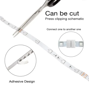 High Brightness Daylight LED IP20 12V/24V 5730 5630 SMD Brushed Nickel Aluminum Profile Strip Bar Light CRI60 Refrigerator
