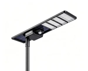 High Brightness IP65 Waterproof ABS Outdoor All in One LED Solar Street Light for Road Application
