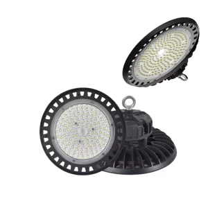 High Brightness IP65 Waterproof Aluminum 100W for Warehouse UFO High Bay Light with Eco-Friendly Design CRI 80