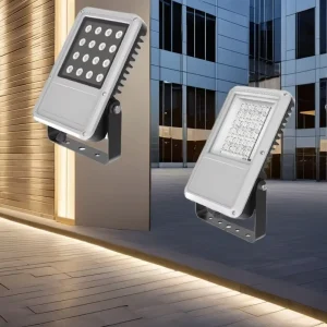 High Brightness IP66 Waterproof LED Flood Lights with 5 Year Warranty Remote Control Aluminum Construction 50000 Hours Lifespan