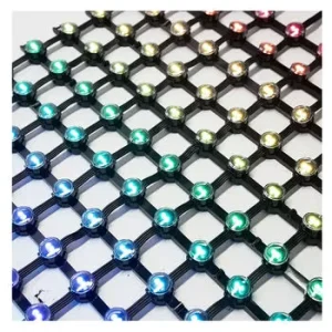 High Brightness Indoor Outdoor Full Color Video Wall Glass Light Emitting Diode Mesh Transparent Light Emitting Diode Displays