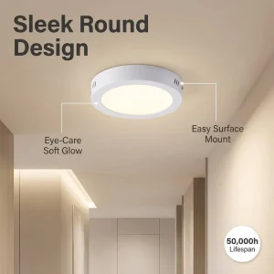 High Brightness LED Recessed Downlight Die Cast Aluminum Slim Ceiling Panel Light 2700-10000K 2 Year Warranty for Office