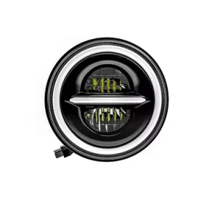 High Brightness LED Round Spotlight for Off road Vehicle Tractor LED Headlight Aluminum Round Angel Eye LED Headlight for Harley
