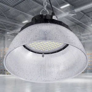 High Brightness Low Glare Eye Protection Honeycomb Design High Bay Light with PC Anti-Glare Lampshade for Large Supermarkets