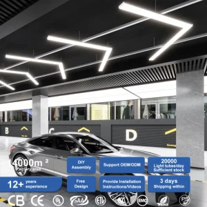 High Brightness Maintenance Bay Workshop Car Beauty Repair Light Roof Light for Garage