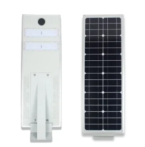 High Brightness Outdoor Ip66 Waterproof Garden Die Casting Solar street light Built in LiFeP04 lithium battery 50W 60W 80W 100W