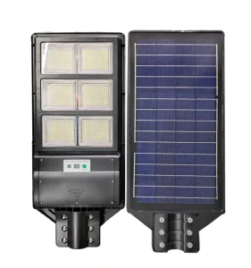 High Brightness Solar powered LED Street Light Park Pathways and Parking Lots Remote Management Automatic On Off