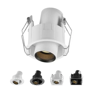 High CRI 90 Aluminum Embedded Spotlight CCT Round Adjustable 6W 8W Led Ceiling Spot Light for Hotel