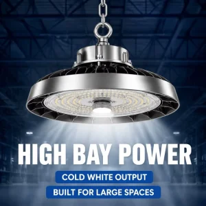 High CRI Full Spectrum UFO High Bay Light Energy Saving Lightweight Design 100W 150W 200W 300W for Factory Warehouse