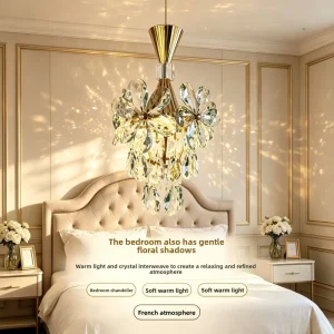 High Class Vintage Inspired Crystal Pendant Light Chandelier LED Light for Living Room Bedroom Dinning Room Hotel Villa Cafe