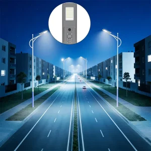 High Conversion Solar Panel Adjustable Conversion Arm Solar Street Light with LED IP66 for Park Square Lighting