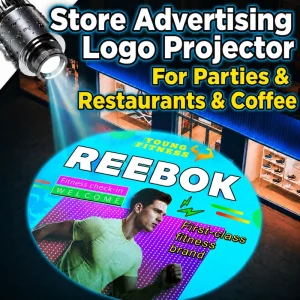 High Definition Custom15w Led Projector Light Advertising Logo Pattern Gobo Projector Outdoor Light for Stores Party Lc Sign