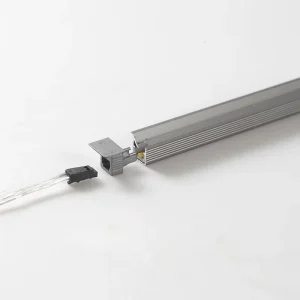 High-Density Cob LED Profile Light Anti-Glare Wardrobe Cabinet Lamp T5 45 Degree Luminous Strip 6000 Anodized