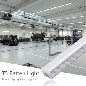 High Effect CE ETL RCM 2 Row Beads 4ft 8ft T5 Integrated LED Tube Light 30W 60W 3000-6000K Aluminum LED Batten Light