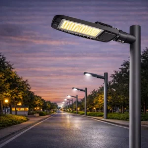 High Efficacy 190lm IP66 IK08 Aluminum Housing LED Street Light for Community Road