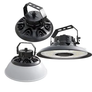High Efficiency 190lm/W Aluminum Waterproof IP65 SMD Chip UFO 100W LED Industrial Light with U Bracket