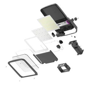 High Efficiency AC Powered Grey&Black Color Aluminum Road LED Street Light & Flood Light IP66 100W-250W LED Street Lights