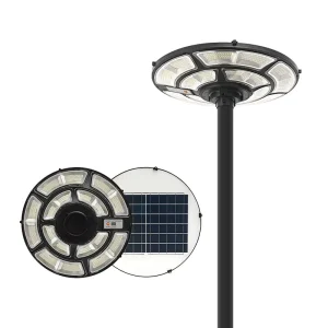 High Efficiency IP65 LED Solar Garden Light Round All in One Outdoor UFO Solar Light