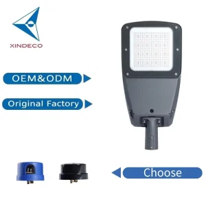 High Efficiency IP66 AC LED Street Light Aluminum Alloy 4000K 5 Year Warranty Smartthings Compatible Dimmable CRI70 150 Beam