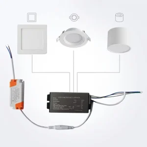High Efficiency Led Emergency Driver 3 80w Power Range 180 Minutes Battery Backup for School Hospital Office Project Price