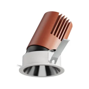 High Efficiency Modern 10W AC 220V Recessed Aluminum LED Spotlight for Living Room Bedroom Office Indoor Lighting Dimmable