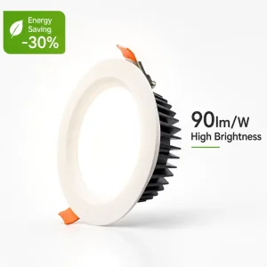 High Efficiency SMD LED Downlight 10W 20W 30W Recessed Ceiling Light Tunable White Indoor Commercial Lighting