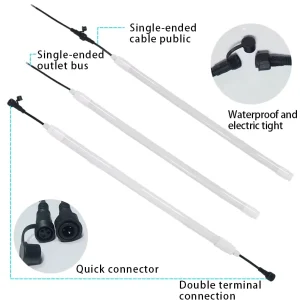 High Efficiency T8 Integrated LED Batten Light Replacement for Fluorescent 2ft 4ft 18W Aluminum Office Lighting New Design