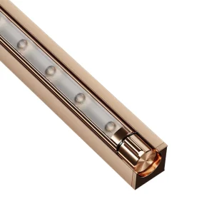 High-End Cabinet LED Profile Lighting with Adjustable Beam Angle 12V 24V Surface-Mounted for Luxury Kitchen