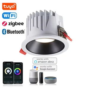 High End Minimalist Eco Friendly Indoor Home Office Mall School Commercial Aluminum White DALI System Smart Home Lights 10W LED