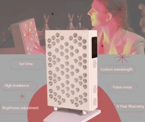 High Irradiance Red Light Therapy Panel >210mW/cm2 7 Wavelengths 360W LED Therapy Light with 5 Year Warranty for Distributors