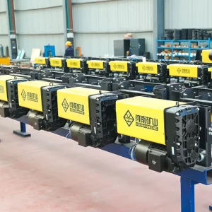 High Lift European Wire Rope Hoist 3 20T up to 60m Lifting Height for High Bay Warehouse Water Conservancy Project
