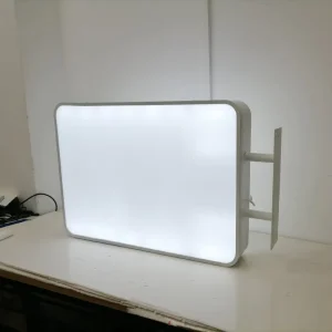 High Light Transmittance Double Sided LED Billboard Flat Acrylic Outdoor Waterproof Light Box Aluminum for Chain Store Sign