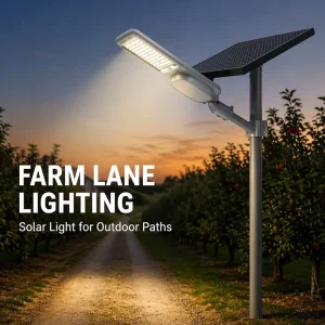 High Lumen 300W Outdoor Solar Street Light 120PCS SMD5054 Lamp Beads 6000K 6500K for Rural Community Access Road Lighting