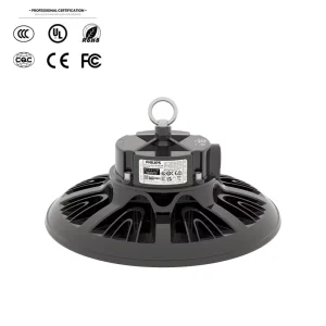 High Lumen Aluminum High Bay Light Outdoor UFO LED High Bay Lights Lamp with Sensor for Workshop Stadium Warehouse