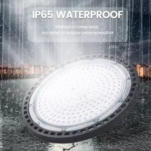 High Lumen Aluminum IP65 100W 150W 200W Industrial Lamp UFO LED HighBay Light for Warehouse Workshop
