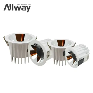 High Lumen Anti Glare Spotlight Indoor Home Hotel COB 9watt LED Downlight
