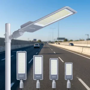 High Lumen Die Cast Aluminum Park Highway Parking Lot Lighting Ip65 100w 150w 200w Municipal Project Philips Led Street Light