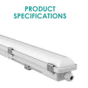 High Lumen Emergency Tri proof Light LED Waterproof Batten Fixture Linkable Corrosive Proof 120cm Ceiling Warehouse Cleanroom